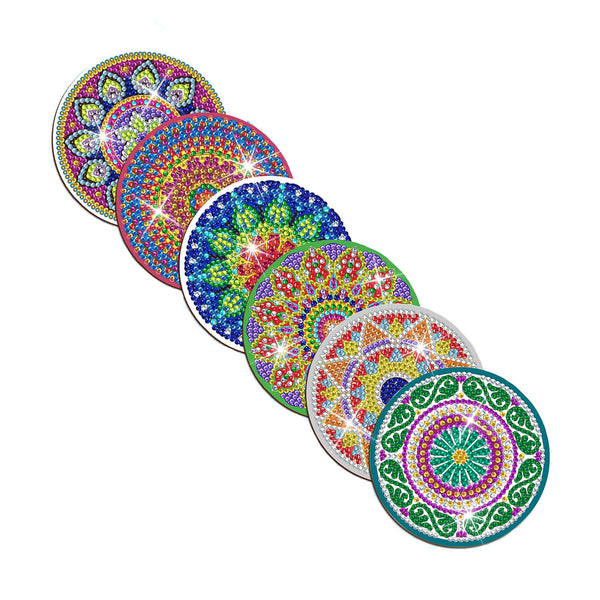 Poppy Crafts Diamond Coaster Kit #5 - Floral Mandala*