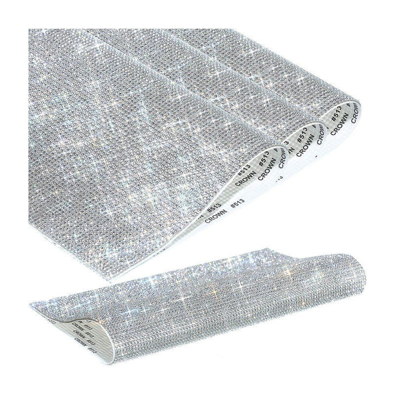 Poppy Crafts Self-adhesive Diamond Rhinestone Ribbon Sheet 20cm x 24cm*