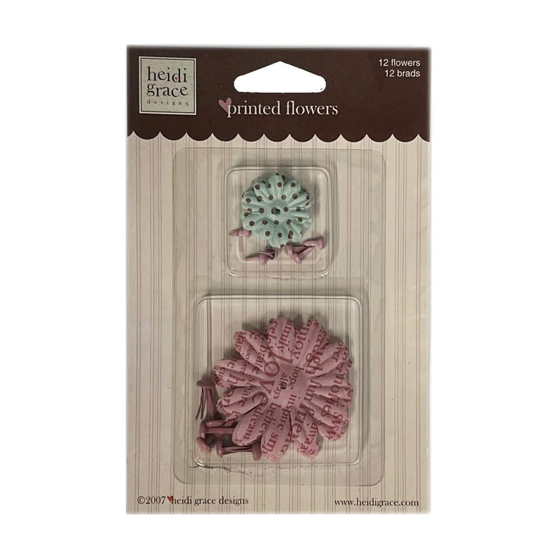 Heidi Grace Urban Acres Blvd. Printed Flowers 12/Pk*