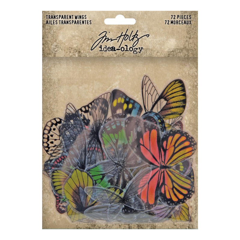 Tim Holtz - Idea-Ology Transparent Acetate Wings 72 pack