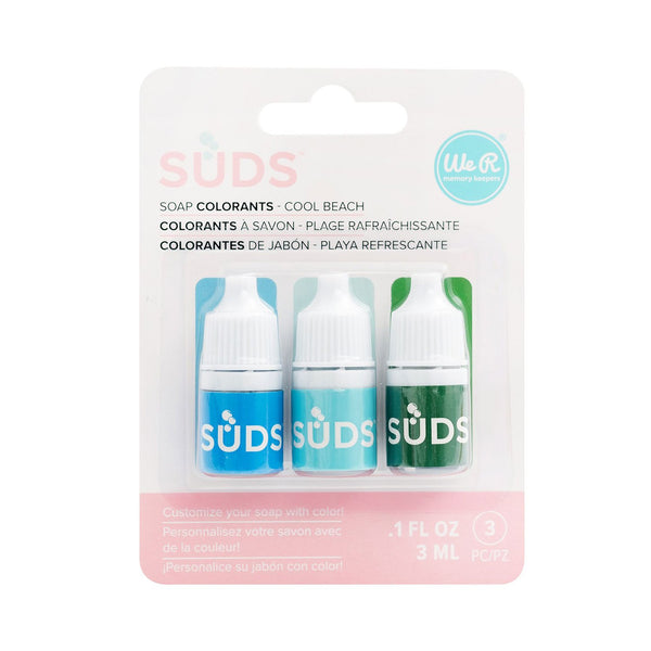 We R Memory Keepers SUDS Soap Maker Colourant 3ml 3 Pack - Cool Beach