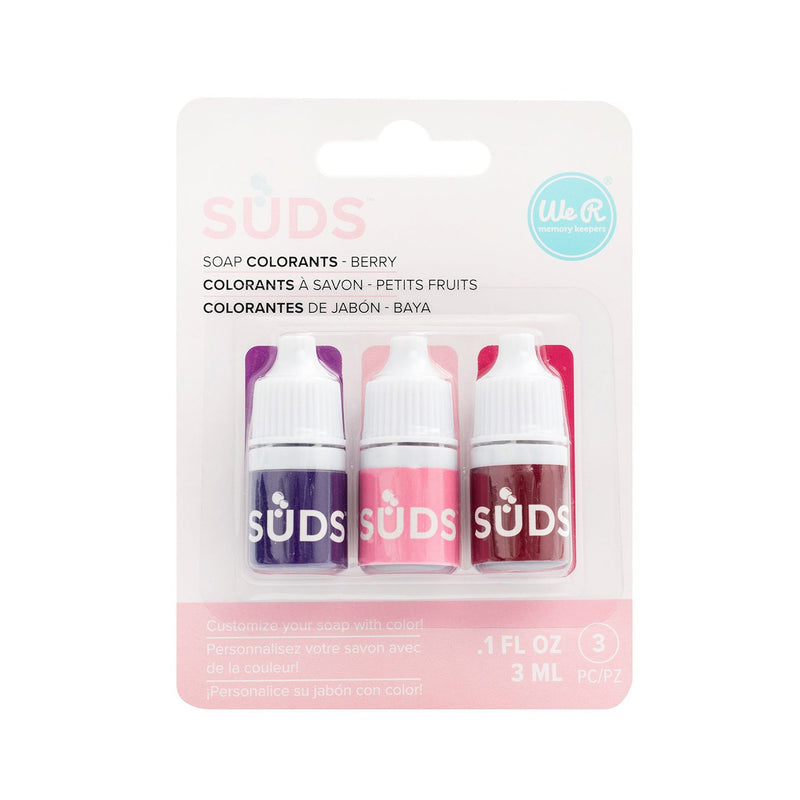 We R Memory Keepers SUDS Soap Maker Colourant 3ml 3 Pack - Berry*