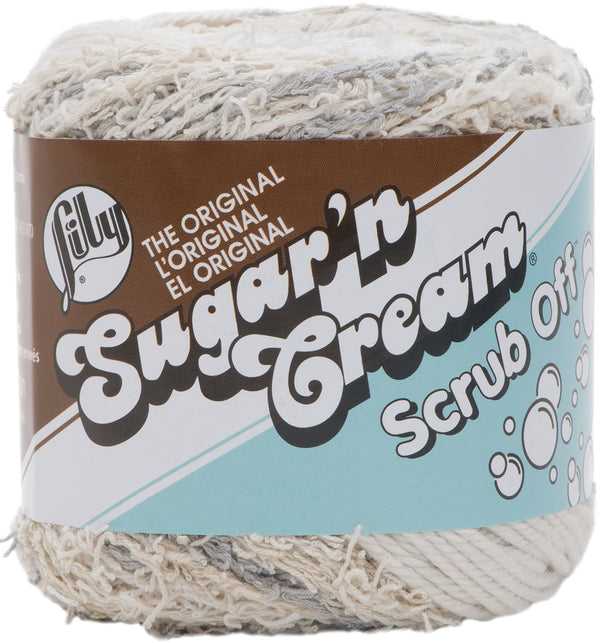 Lily Sugar'n Cream Yarn - Scrub Off - Linen 75g