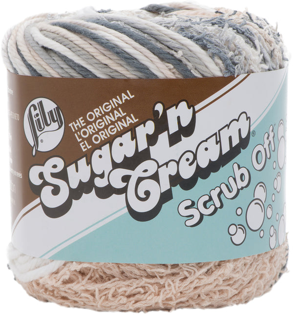 Lily Sugar'n Cream Yarn - Scrub Off - Cream 75g