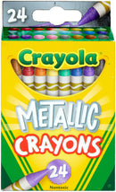 Crayola Crayons Metallic 24/Pkg