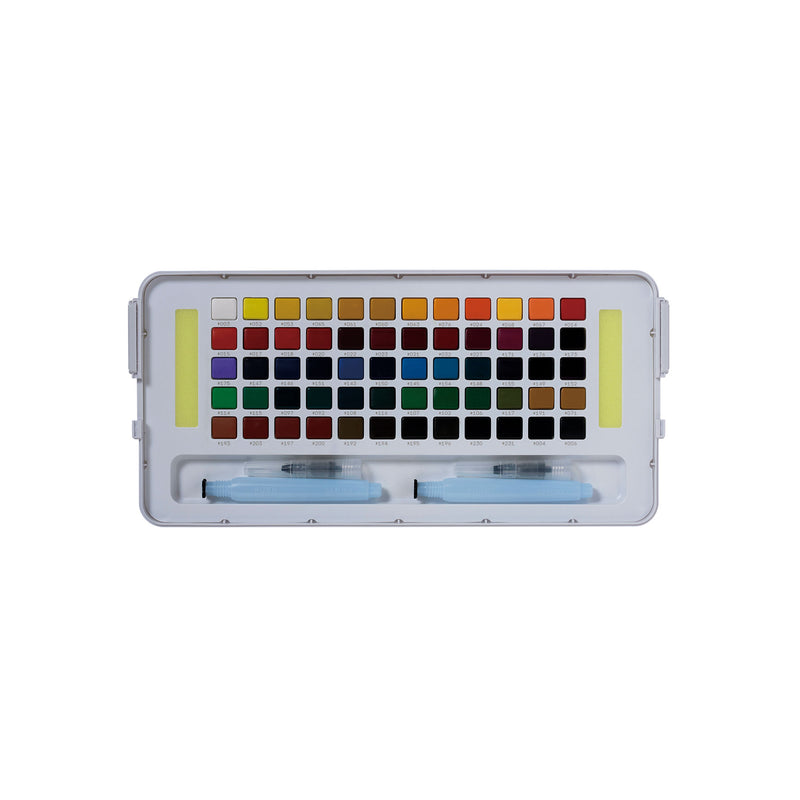 Koi Watercolour Pocket Box - 60 Colours + Water Brush*