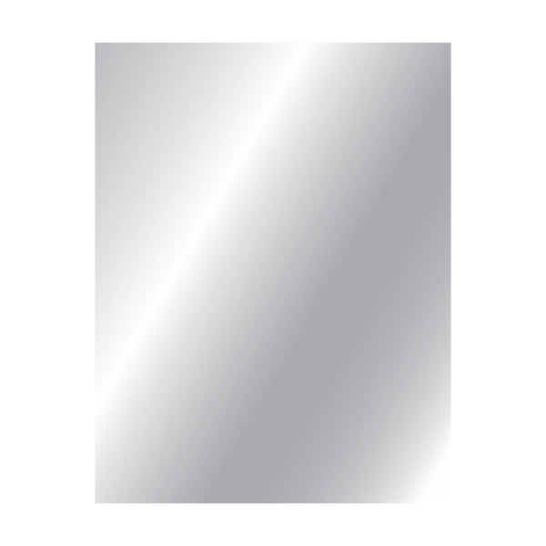 Poppy Crafts Letter Size Premium Metallic Cardstock 10 Pack - Silver