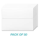 Poppy Crafts A6 Envelopes Silk White - Pack of 50