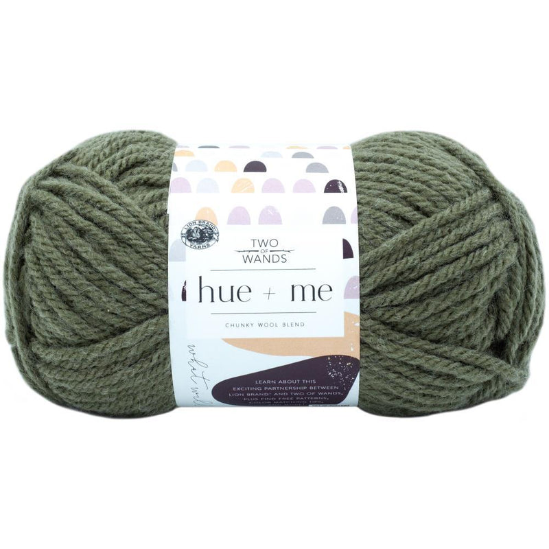 Lion Brand Hue & Me Yarn - Fatigues