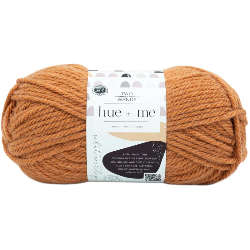 Lion Brand Hue & Me Yarn - Grapefruit