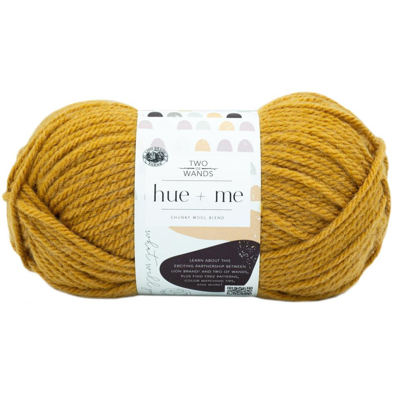 Lion Brand Hue & Me Yarn - Mustard