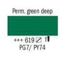 619 - Talens Amsterdam Acrylic Ink 30ml - Permanent Green Deep