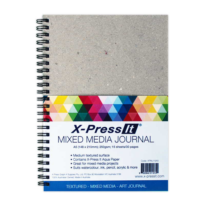 X-Press It - Mixed Media Journal A4 300gsm - 15 sheets