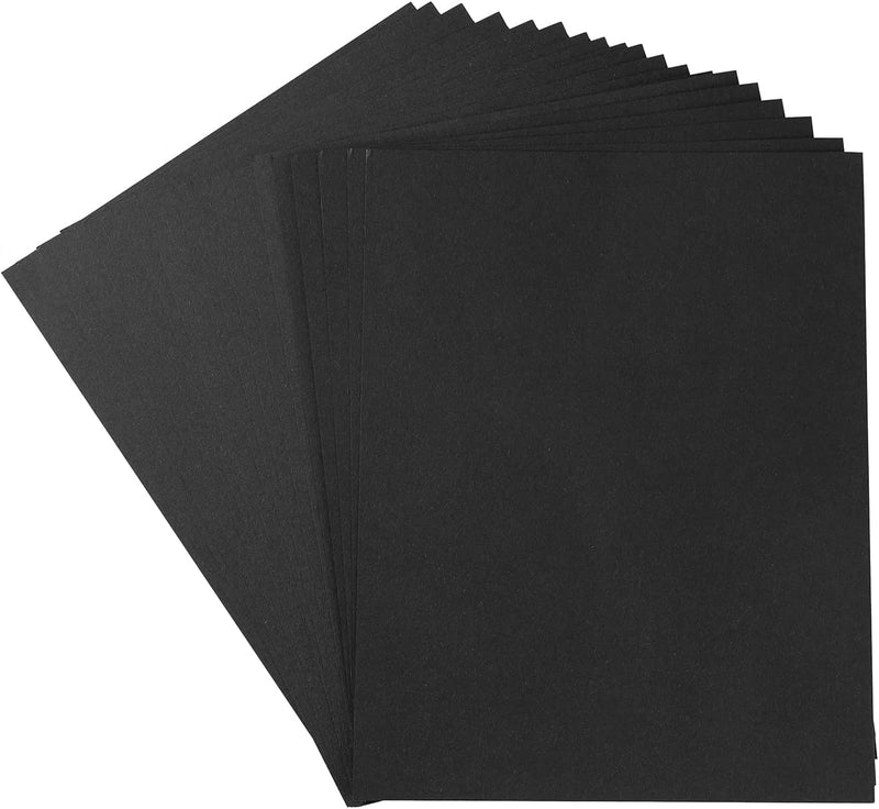 Poppy Crafts A4 Premium Black Cardstock 250gsm - 20 sheets - Smooth