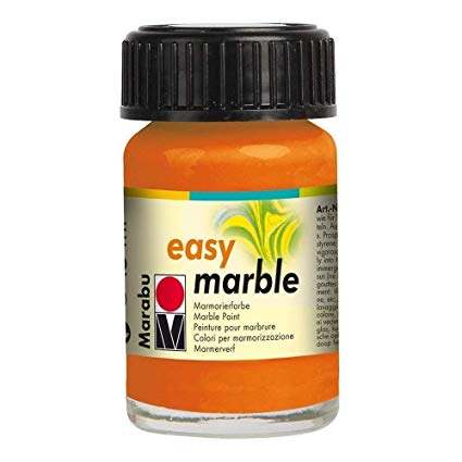Marabu Easy Marble Paint 15ml - Orange
