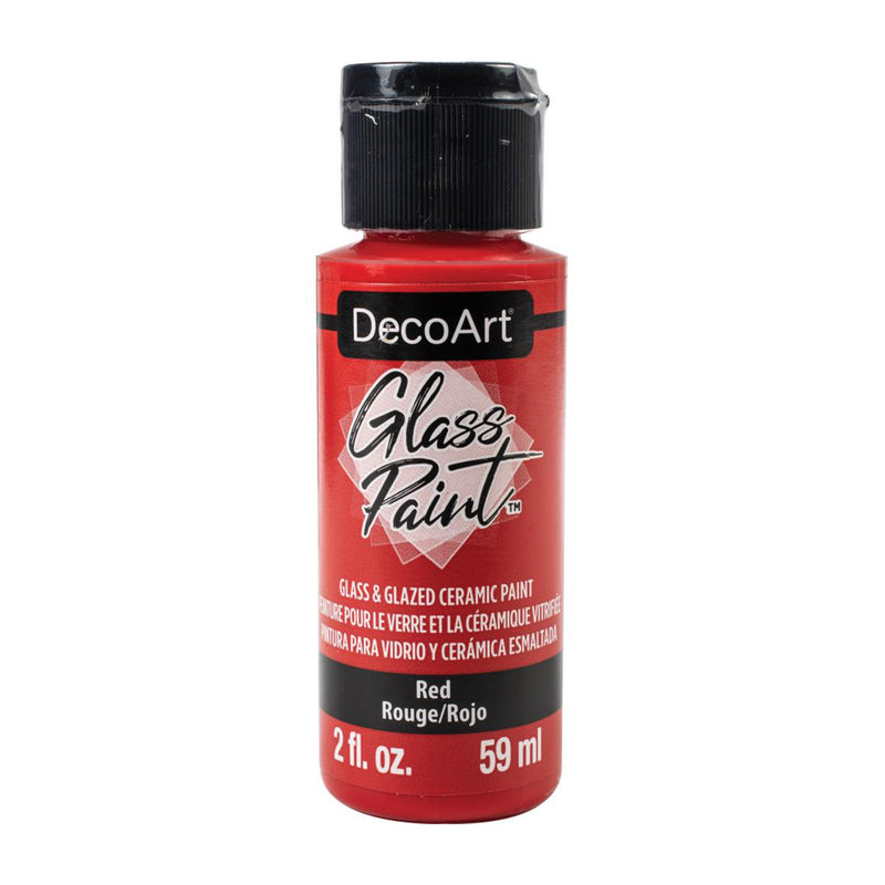 DecoArt Glass Paint 2oz - Red*