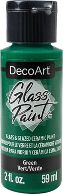 DecoArt Glass Paint 2oz Green*