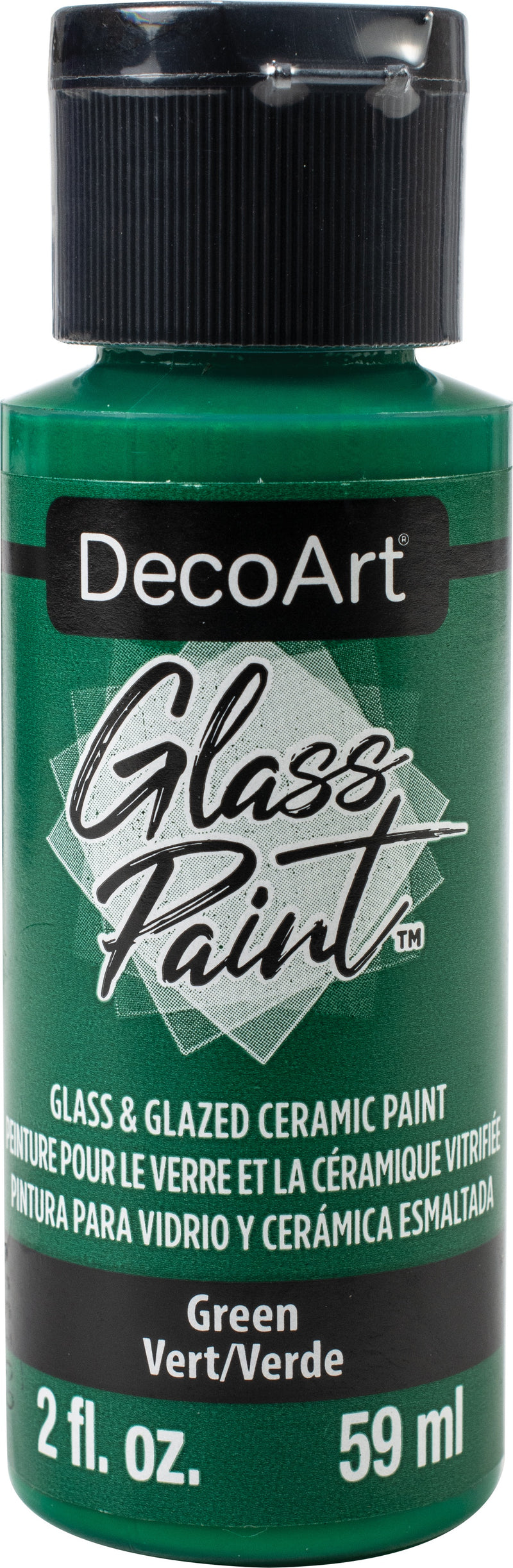 DecoArt Glass Paint 2oz Green*