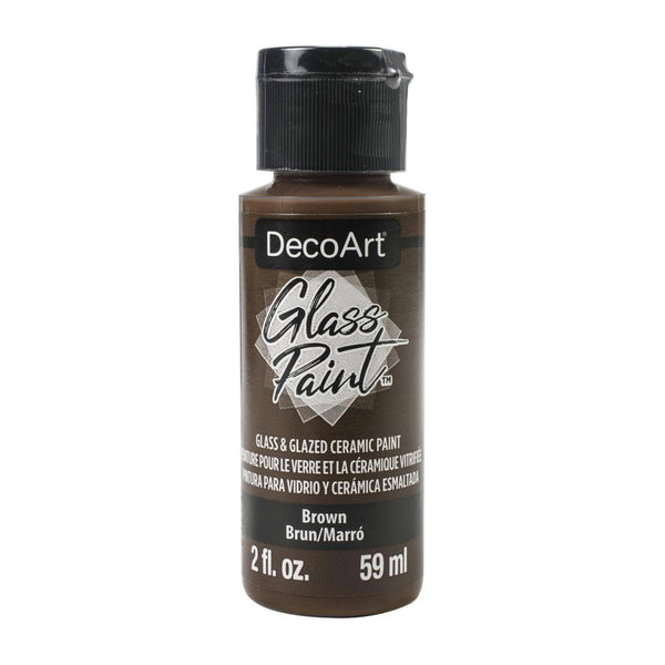 DecoArt Glass Paint 2oz - Brown*