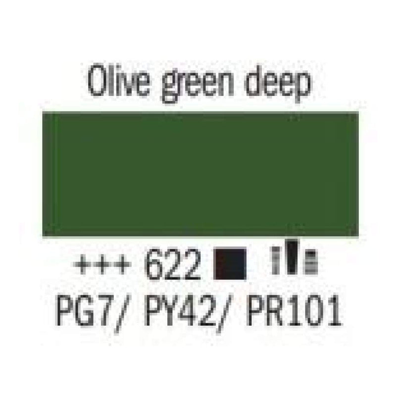 622 - Talens Amsterdam Acrylic Ink 30ml - Olive Green Deep