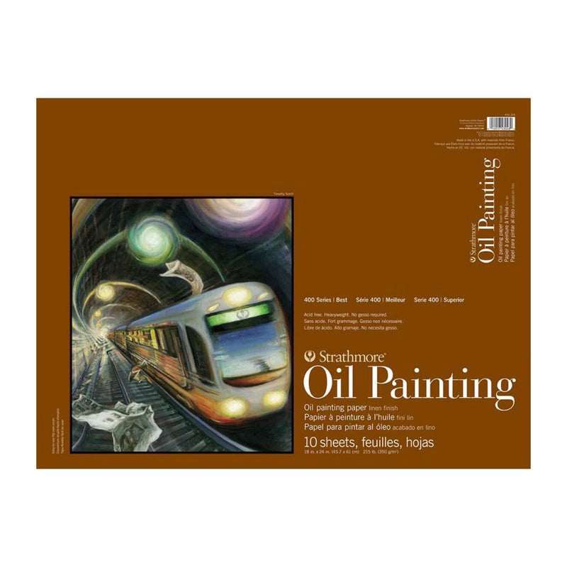 Strathmore 400 Series Oil Painting Pad 18"x 24" - 10 Sheets*