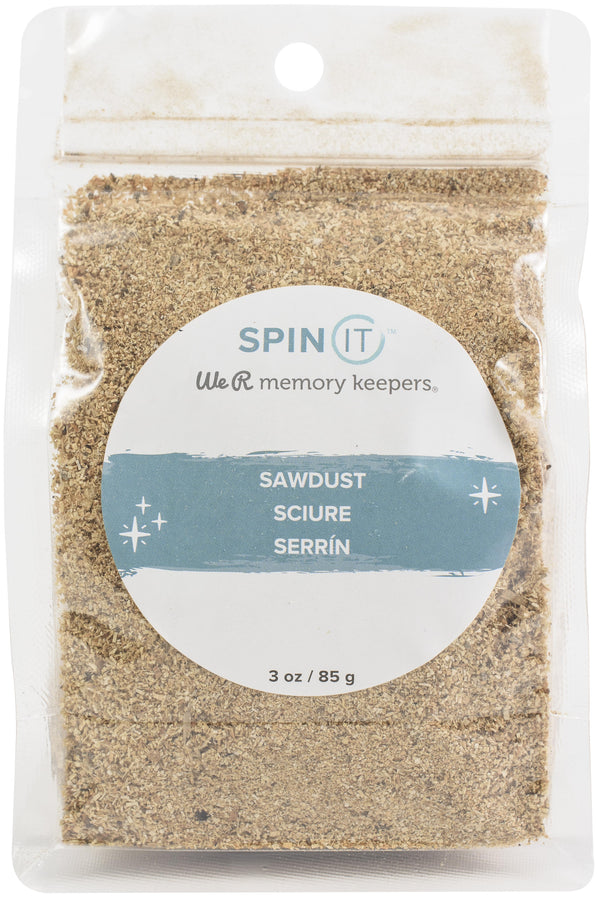 We R Memory Keepers Spin It Fine Glitter 10oz - Sawdust