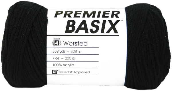 Premier Yarns Basix Yarn - Black 200g