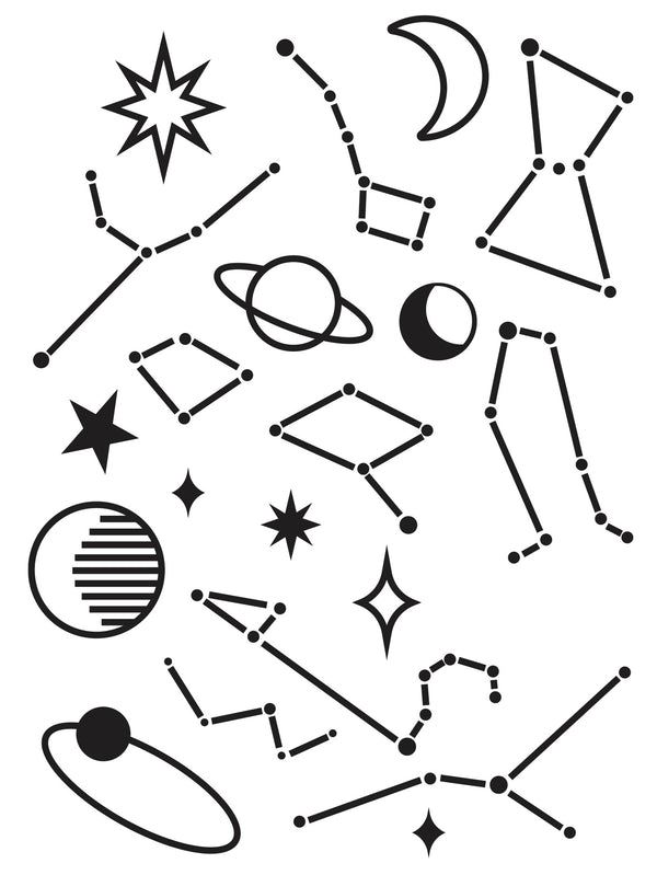Embossing Folder 4.25in x 5.75in - Planet Pattern*