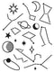 Embossing Folder 4.25in x 5.75in - Planet Pattern*