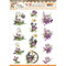 Find It Trading Precious Marieke Punchout Sheet - Purple Crocus, Spring Delight