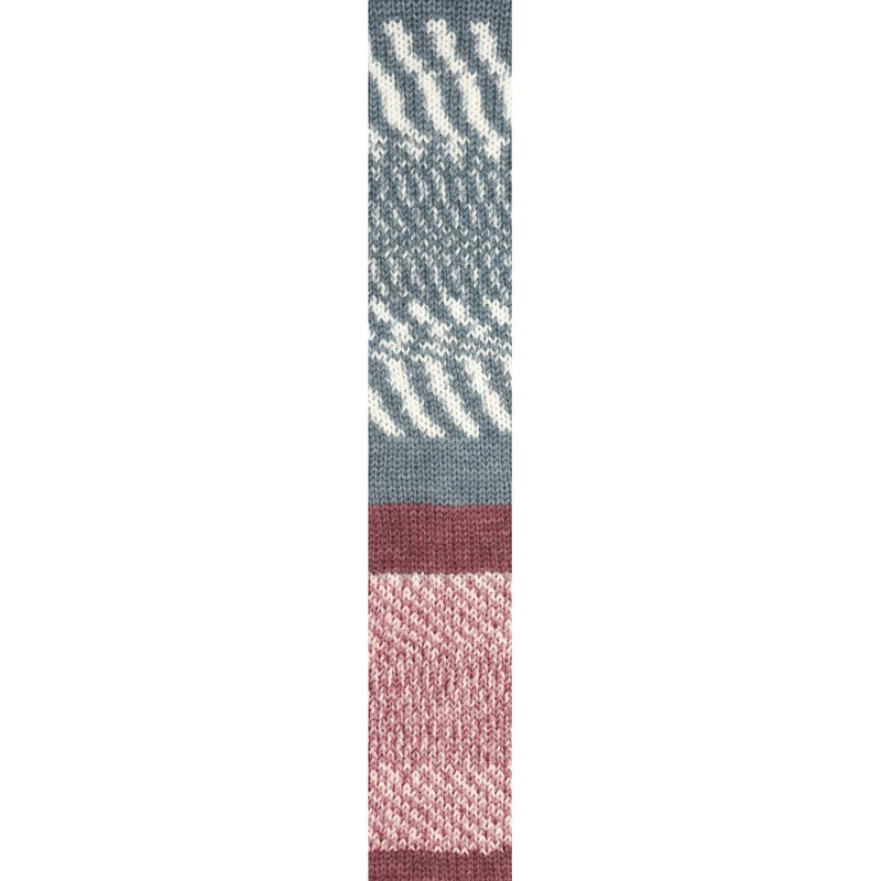 Lion Brand Wool-Ease Fair Isle Yarn - Merlot/Charcoal*