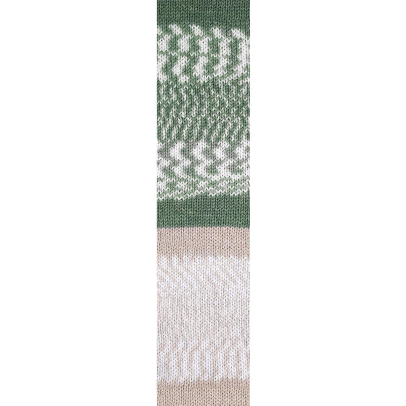 Lion Brand Wool-Ease Fair Isle Yarn - Beige/Olive