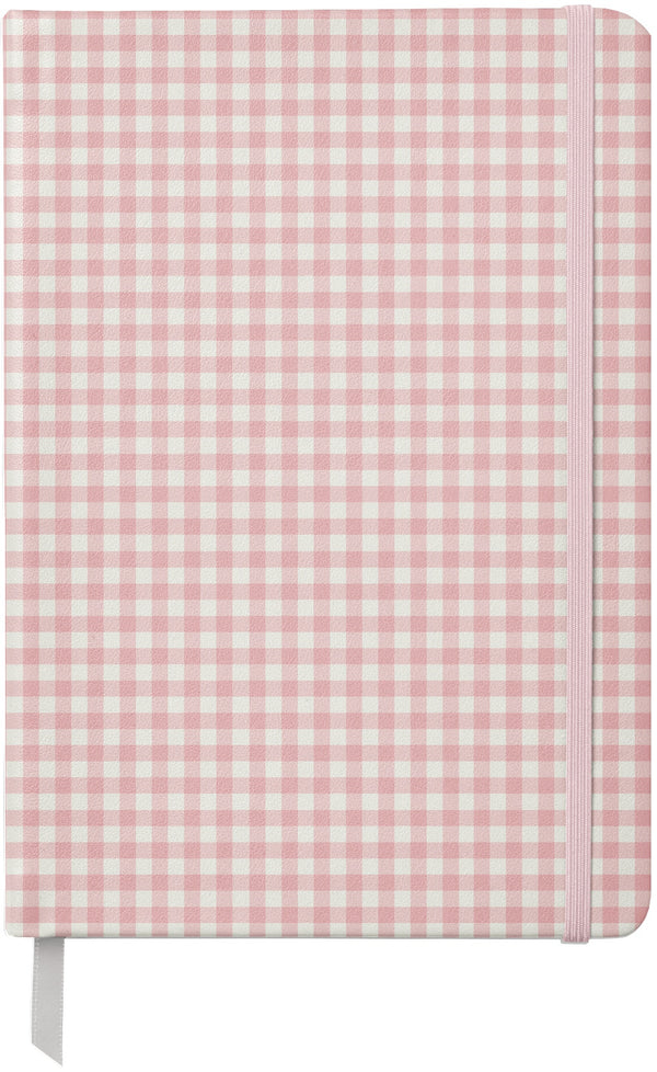 Carpe Diem Softcover Journal 96/Sheets - Ballerina Pink Check