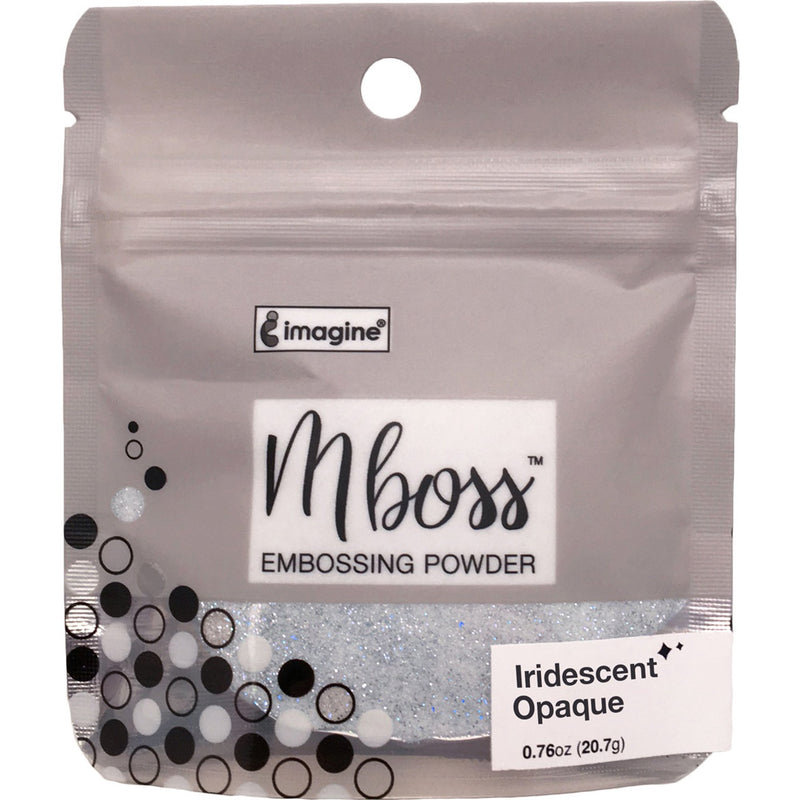Imagine Mboss Embossing Powder - Iridescent Opaque - 0.77oz, 21.7g