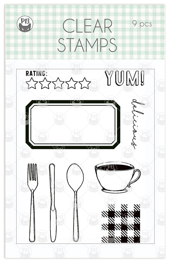 P13 Photopolymer Stamps 9/Pkg - Around The Table*