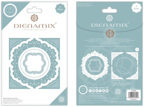 Craft Consortium Dienamix Premium Cutting Dies - Ornate Circle*