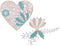 Sizzix Thinlits Dies By Jenna Rushforth 9/Pkg - Bold Floral Heart*