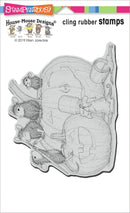 Stampendous House Mouse Cling Stamp - Pumpkin Paint*