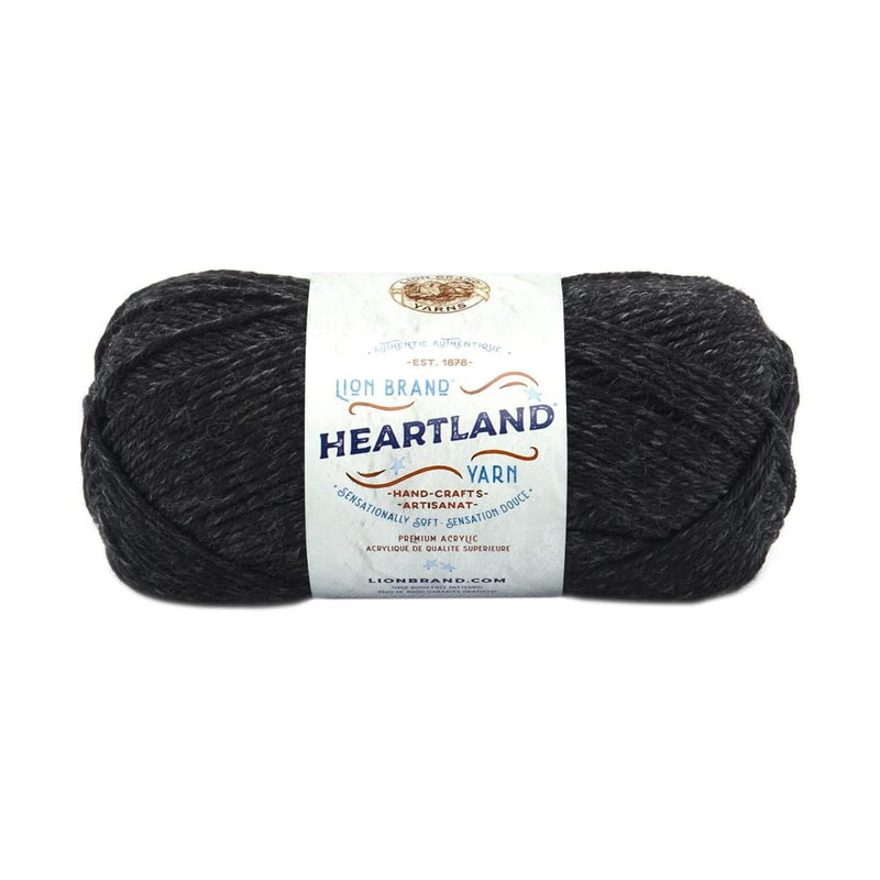 Lion Brand Heartland Yarn - Black Canyon