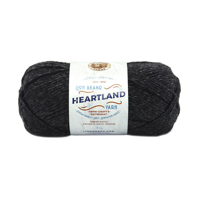 Lion Brand Heartland Yarn - Black Canyon - 5oz/142g