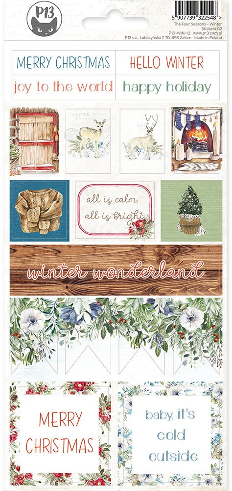 The Four Seasons-Winter Cardstock Stickers 4"X9" -