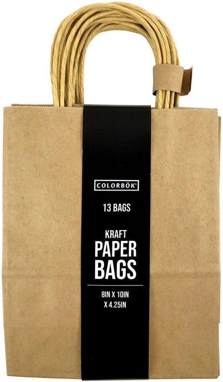 Large Craft Bags 14-1/8"x 8" 13/Pkg - Brown^ LIMIT 1 PER ORDER