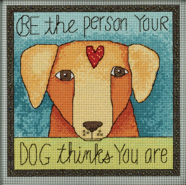 Mill Hill Counted Cross Stitch Kit 7"X7" - Sticks-Be The Person (14 Count)*