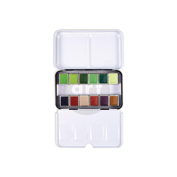 Prima Marketing - Prima Watercolour Confections Watercolour Pans 12 pack - Terrain