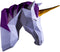 3D Papercraft Wall Art - Unicorn