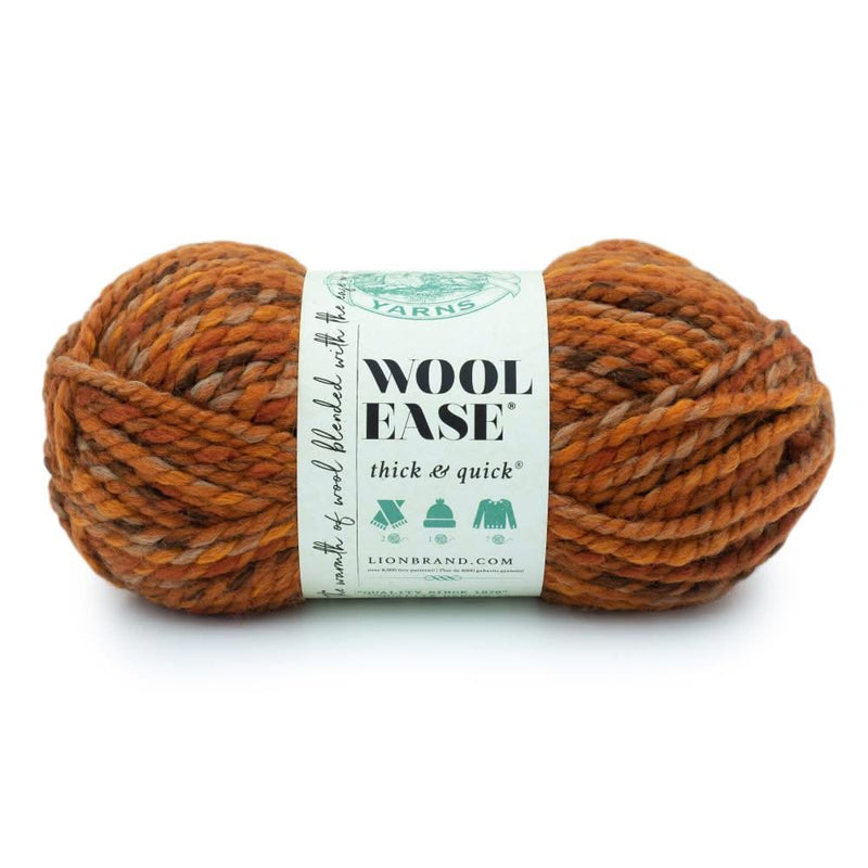Lion Brand Wool-Ease Thick & Quick Yarn - Fall Leaves