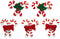 Buttons Galore Theme Buttons - Peppermint Pairs*
