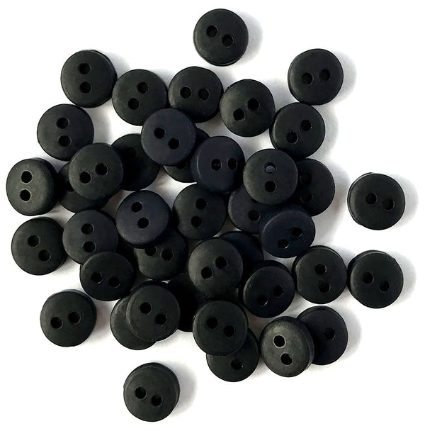 Buttons Galore Tiny Buttons - Black
