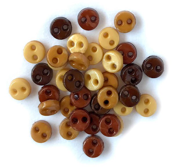 Buttons Galore Micro Buttons - Earthy