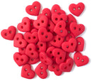 Buttons Galore Tiny Buttons - Red Heart